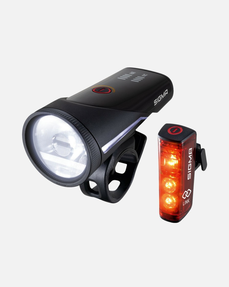 Sigma Sigma Aura 100 Frontscheinwerfer & Blaze Link Rucklicht Set | Fahrradbeleuchtung