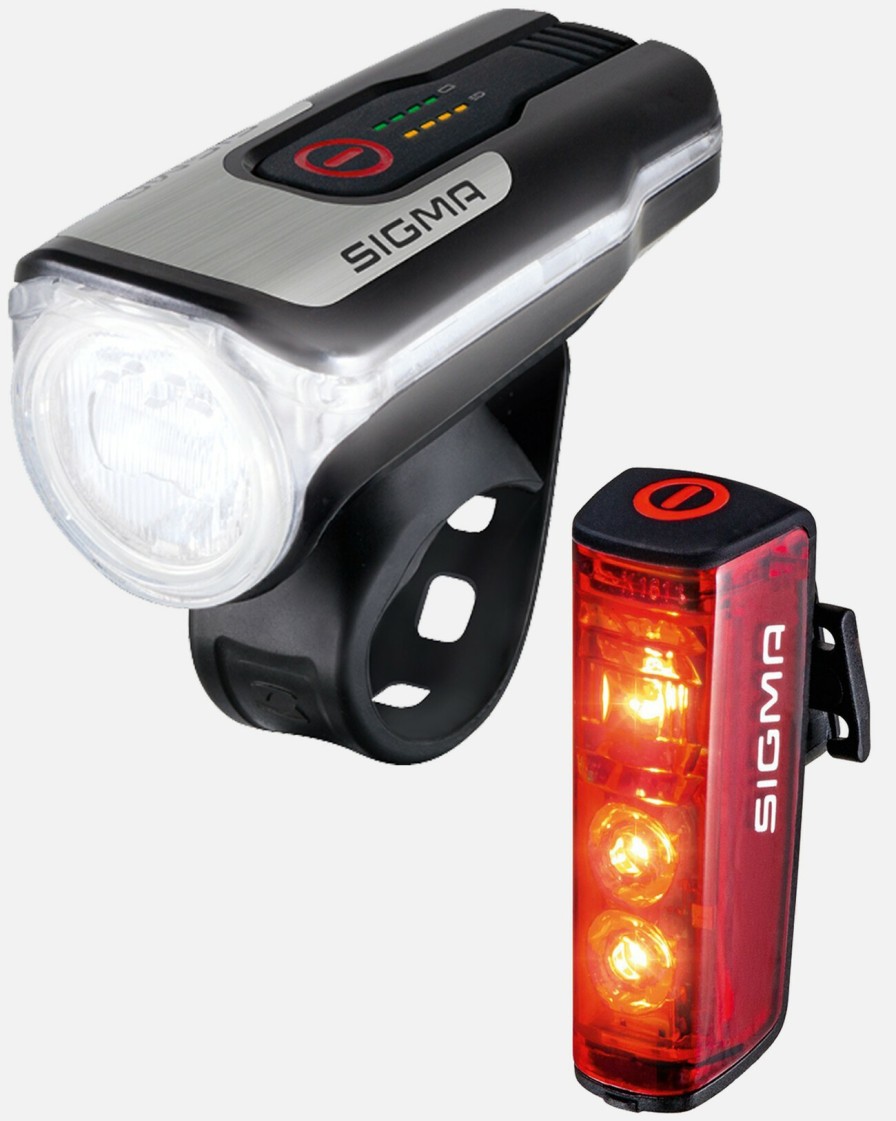 Sigma Sigma Aura 80 Frontscheinwerfer & Blaze Rucklicht Set | Fahrradbeleuchtung