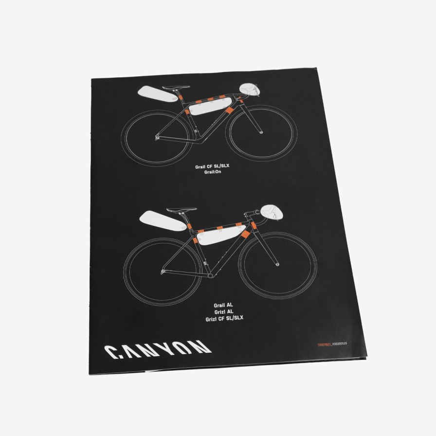Canyon Canyon Gravel Rahmenschutzfolie | Aufkleber